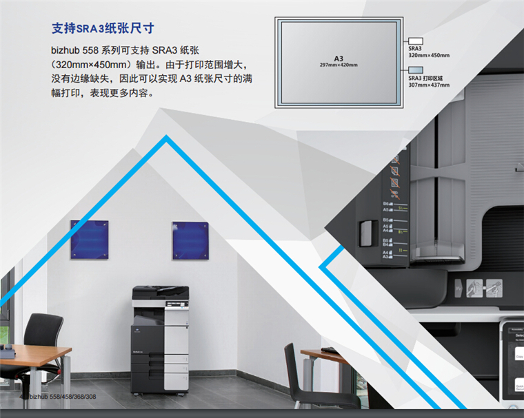柯尼卡美能達368支持SRA3紙張尺寸-科頤辦公 柯尼卡美能達368支持SRA3紙張尺寸-科頤辦公