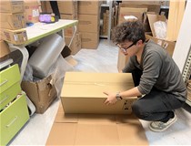 這個正在打包的柯尼卡美能達C226的定影器是你的嗎？準備發(fā)走啦！